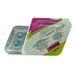 菱形雙效威而鋼 (Super Kamagra)藥片包裝盒實拍圖